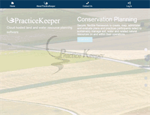 Tablet Screenshot of practicekeeper.com